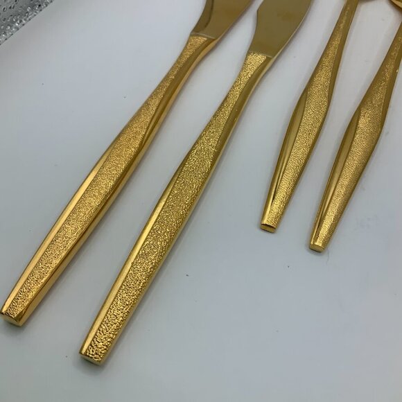 Florentine Vintage Gold Electroplate Silverware Flatware